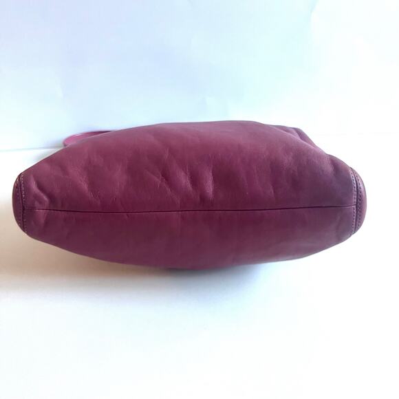 COACH Ashley Leather 2 Way Bag, Mauve - Picture 5 of 8